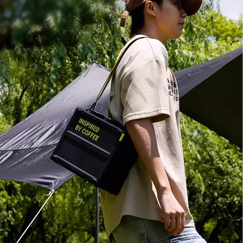 Backpack-Style Coffee Maker: Outdoor Portable Semi-Automatic Compact Espresso Machine with High-Temperature Extraction