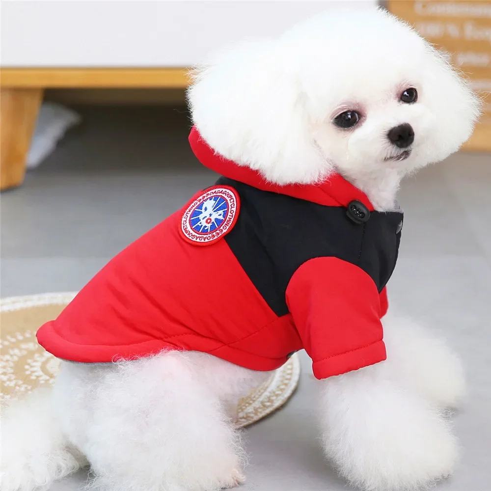 Dog Thicken Coat Overalls Winter Warm Dog Clothes For Small Dogs Puppy Chihuahua Jacket Poodle Costumes Pet Coats Yorkie Apparel