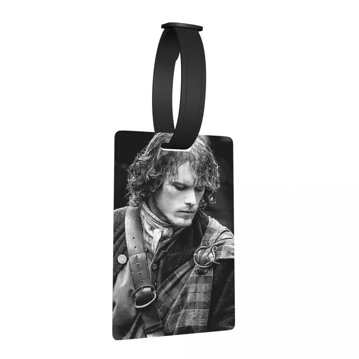 

Jamie Fraser Outlande Luggage Tags Suitcase Accessories Travel Fashion Baggage Boarding Tag Label Holder ID Name Address