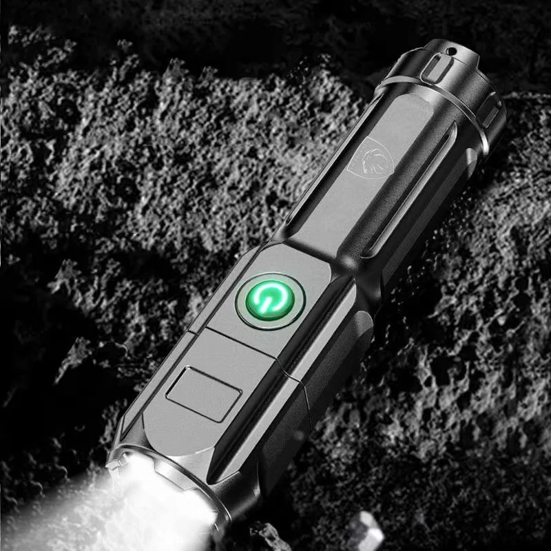 مصباح ليد جيب USB قابلة للشحن مقاوم للماء أضواء التكتيكية لبيجو 308 3008 208 508 2008 اكسسوارات #2