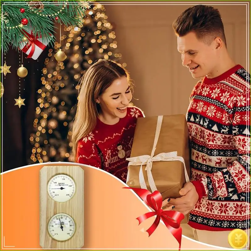 

Термометр для сауны, гигрометр по Фаренгейту, 2 в 1, термостат для домашней сауны, сауна для традиционной сауны, бочка