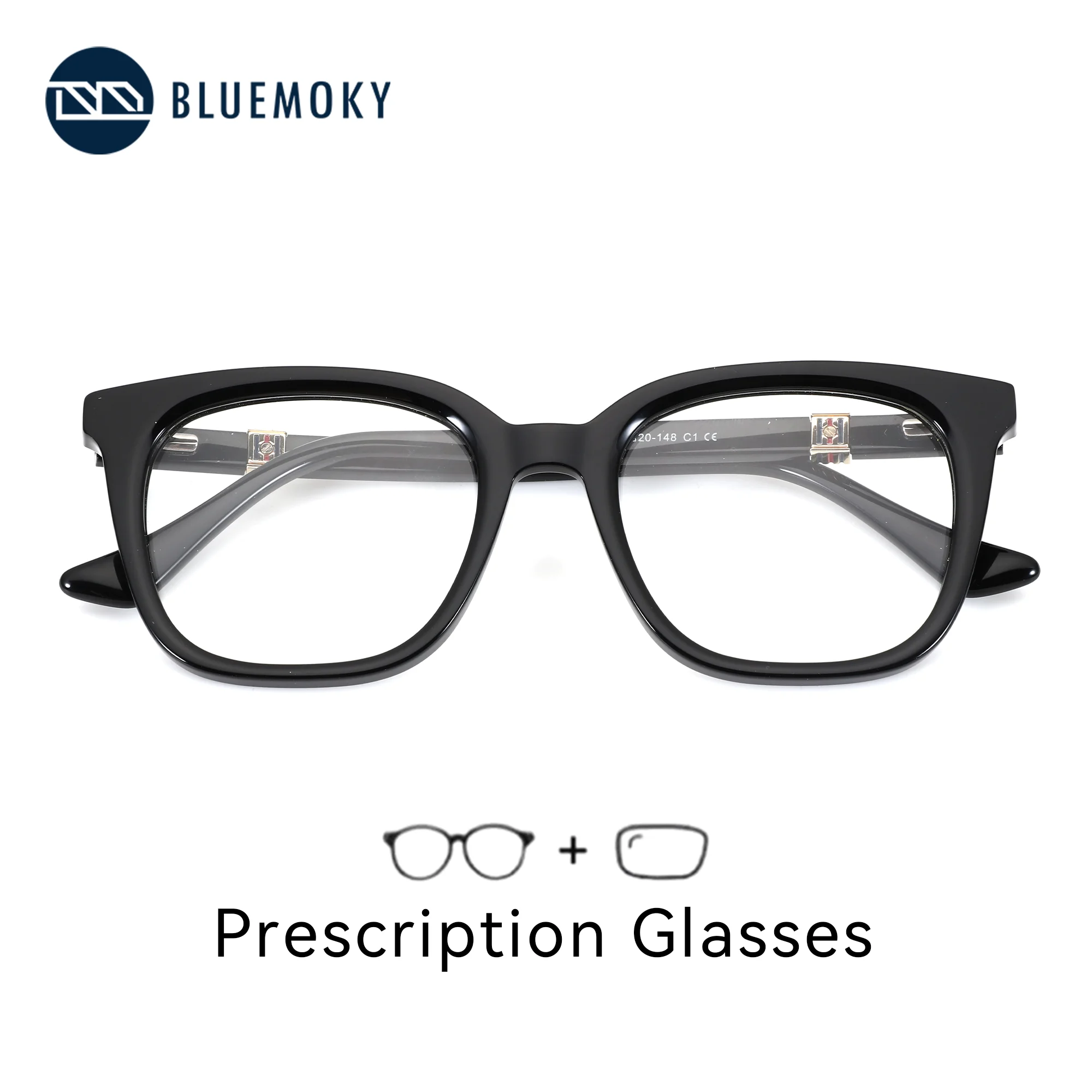 BLUEMOKY M Size Modish Acetate Prescription Glasses For Women Butterfly Myopia Optical Eyeglasses Progressive Eyewear