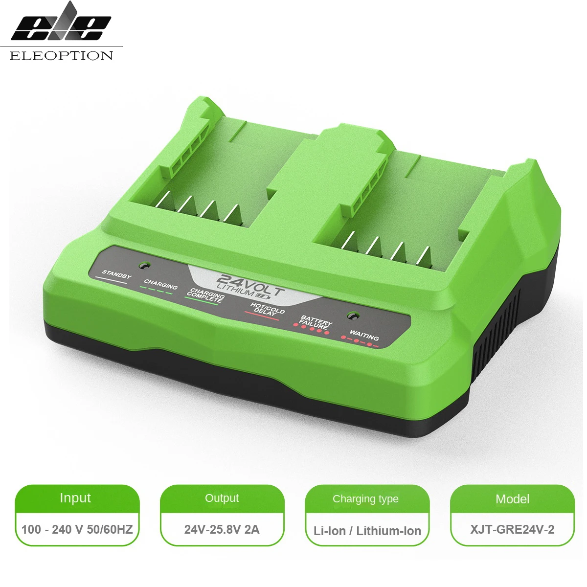 

29687 Li-ion Battery Charger For Greenworks 24V Rechargeable Chainsaw Lithium Battery Electric Tool Wrench Drill Saw