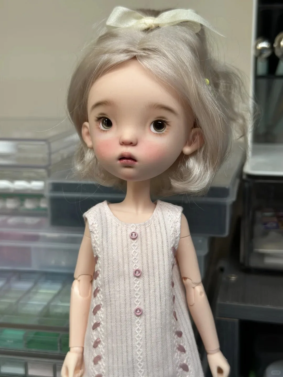 BJD poupée 1/6 échelle haricot bleu corps spécial fille poupée mignon résine jouet cadeau d'anniversaire livraison gratuite