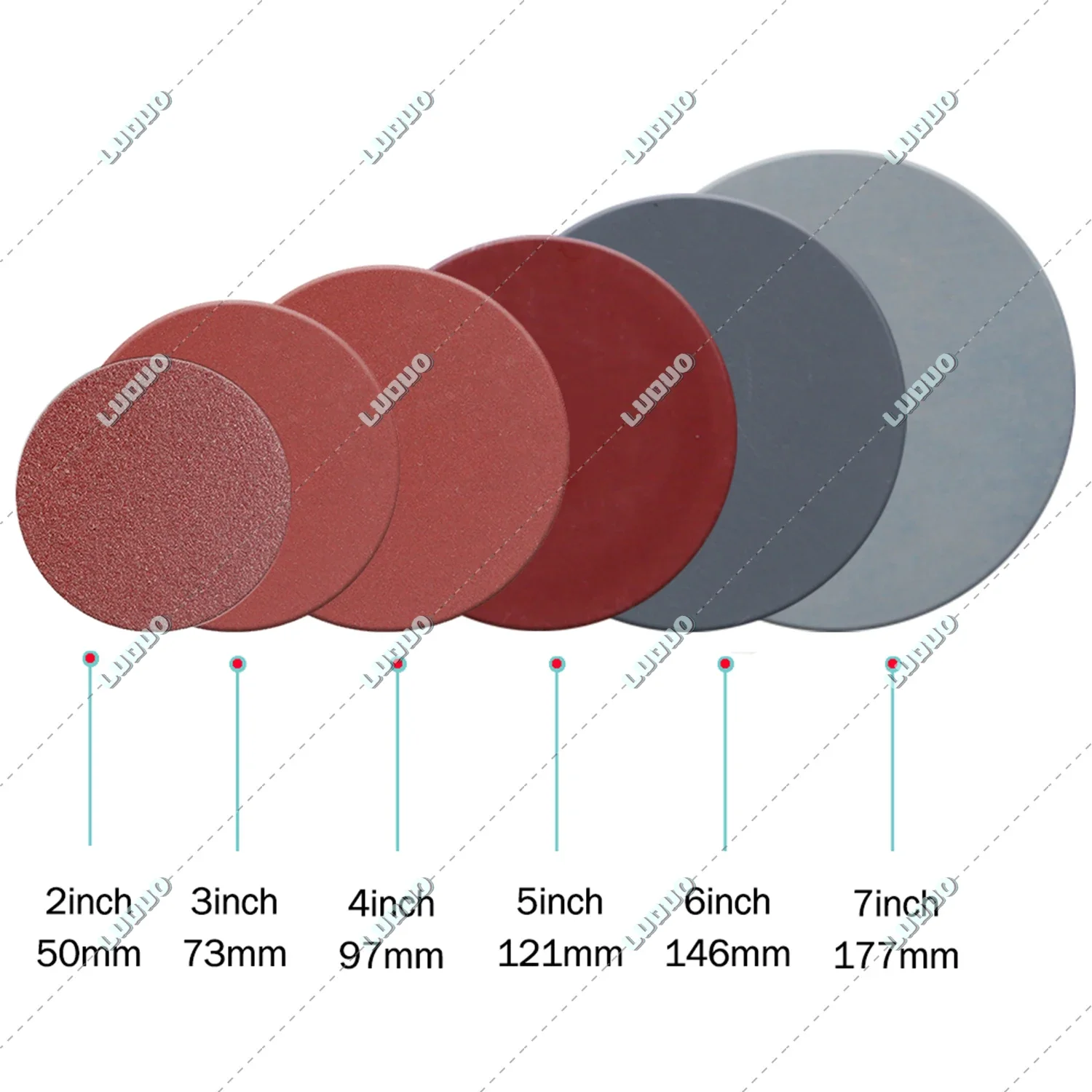 60PCS Sandpaper Sheet Set For Sanding Discs Hook & Loop Sand Paper For Car Detailing Polishing Headlight Restoration