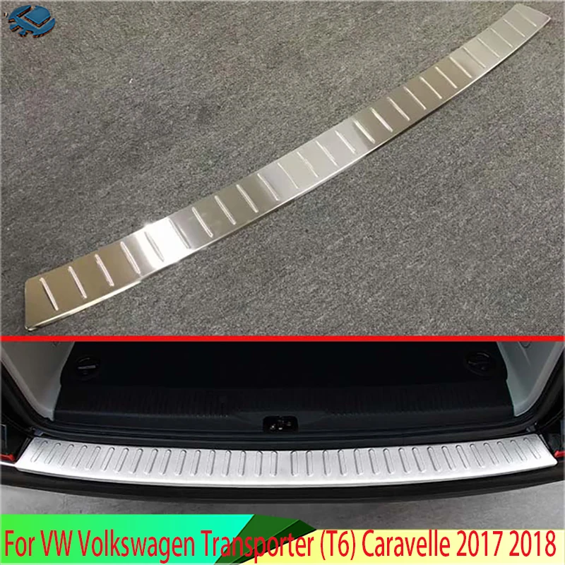 For VW Volkswagen Transporter (T6) Caravelle 2017-2022 Car Accessories Stainless steel outside trunks decorative plate pedal