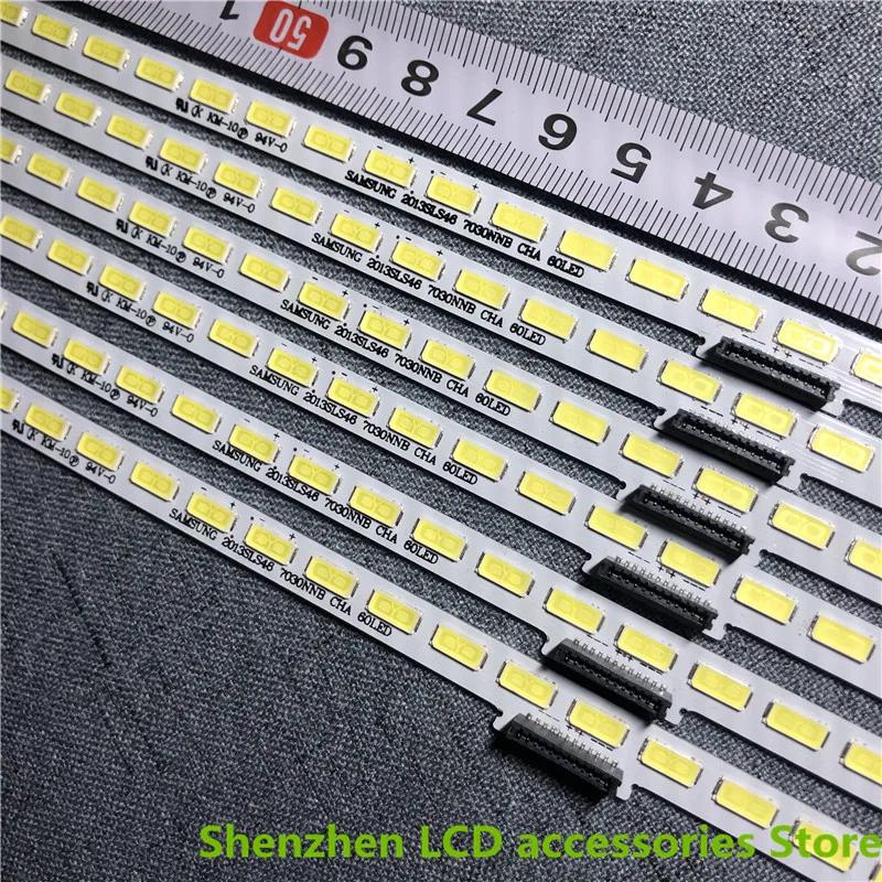 60LED 570 مللي متر 2013SLS46 7030NNB 60 REV1.0 46 بوصة تستخدم الألومنيوم 100% جديد LCD إضاءة خلفية للتلفاز بار