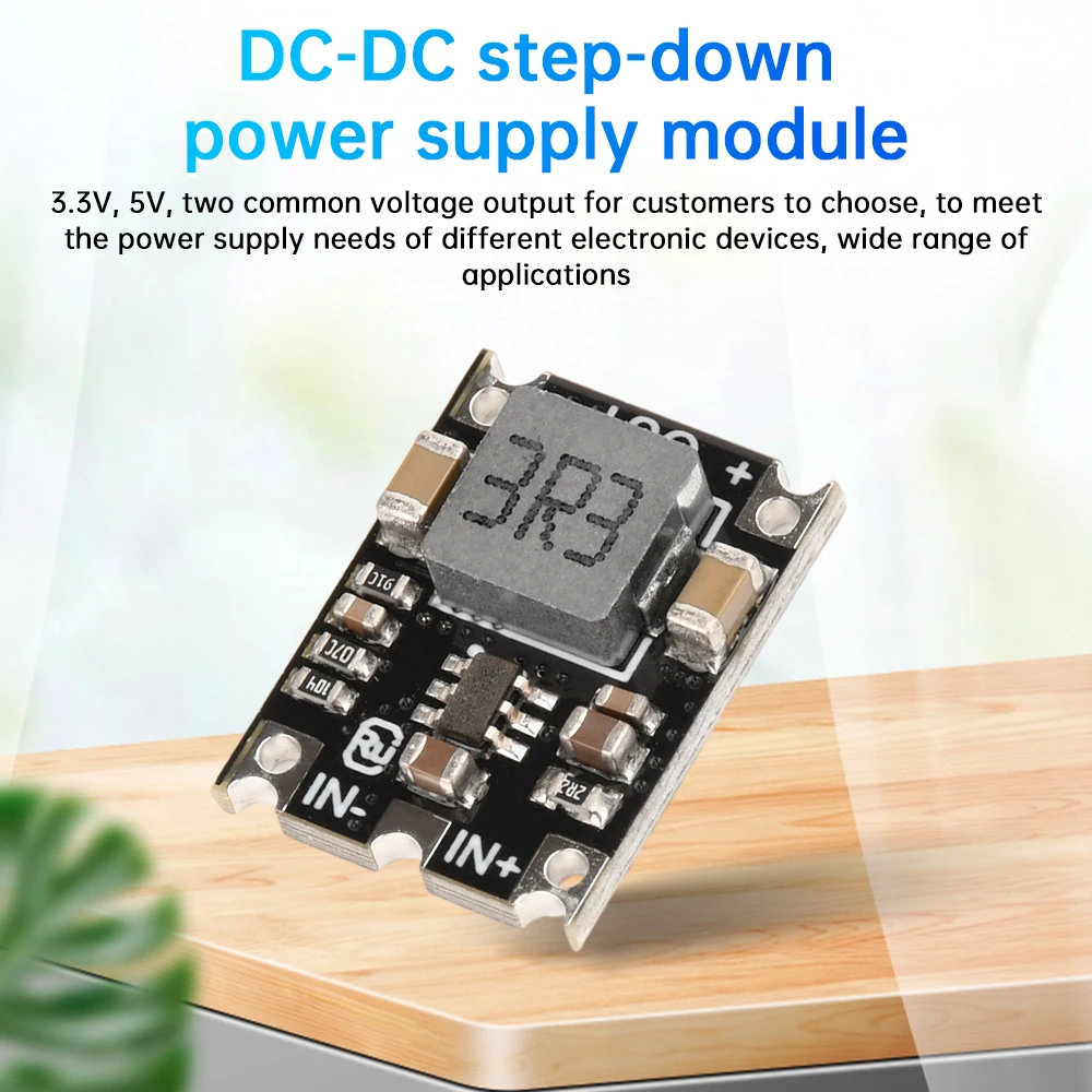 DC-DCバックパワーモジュール,電圧安定化,降圧,6.5-16v〜3.3v,5v