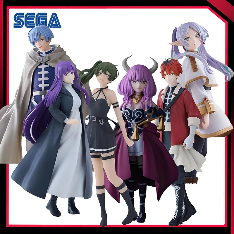 SEGA Desktop X Decorate Collections Frieren: Beyond Journey\'s End Frieren Fern Aura STARK Action Figure Statue Model Doll Toy