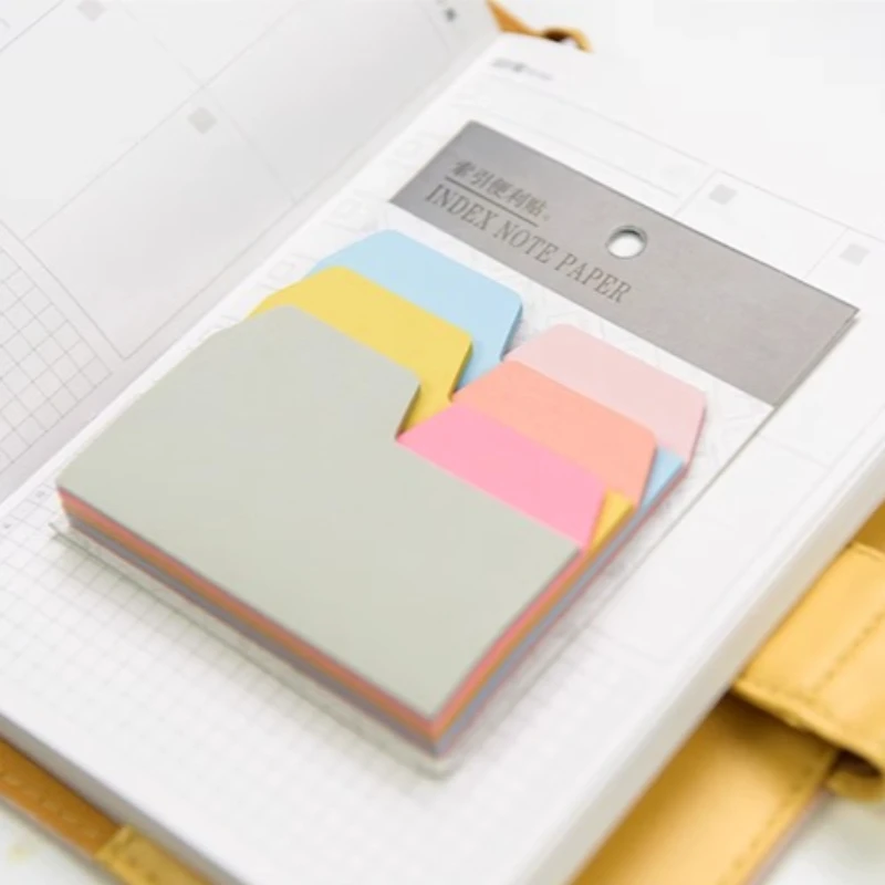 Color Index Sticky Notes Index Mark Stickers for Notebooks Planners Binders School Office Supplies view 5