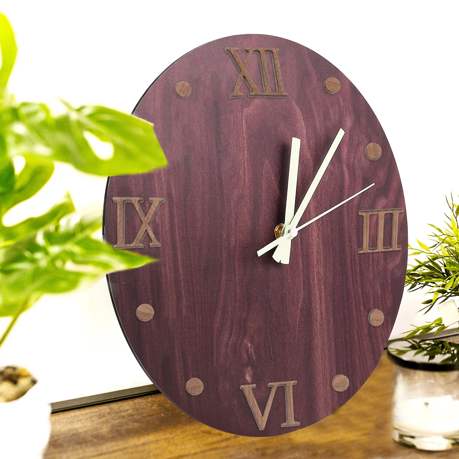 

Wooden Wall Clock Roman Numeral Accessories DIY Kit Home Office Replacement Parts Numerals Hands Supplies Mechanism Easy