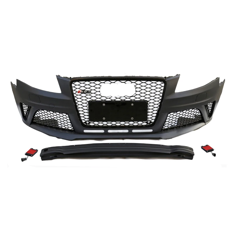 

RS3 Style Front Bumper for A3 8P 2009 2010 2011 2012 2013 Black hood Grille Fog Lamp