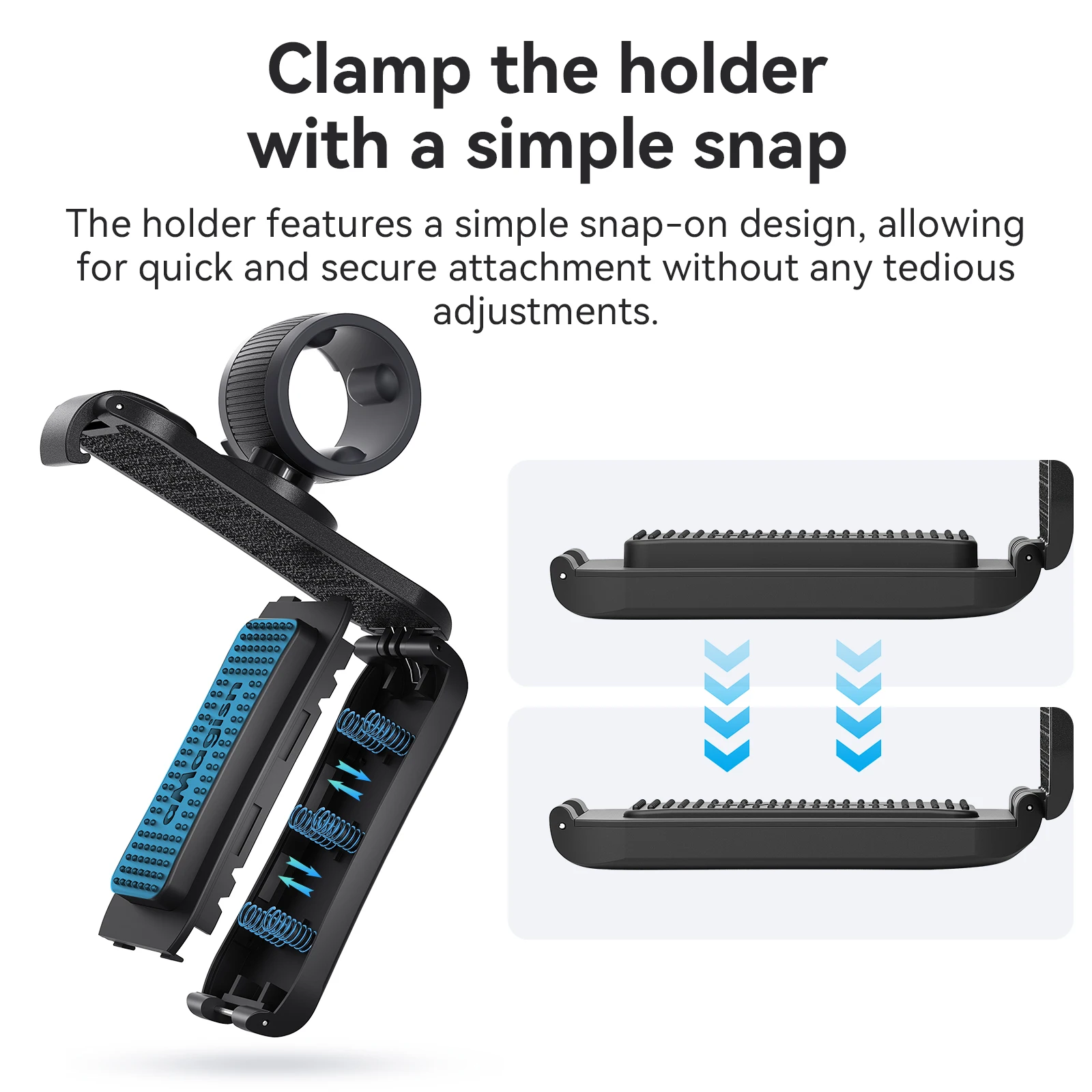 aMagisn Selfie Stick Holster with Backpack / Waist belt Clip,Quick Release Holder ,Hands-free Mount for DJI Gopro Hero Insta360