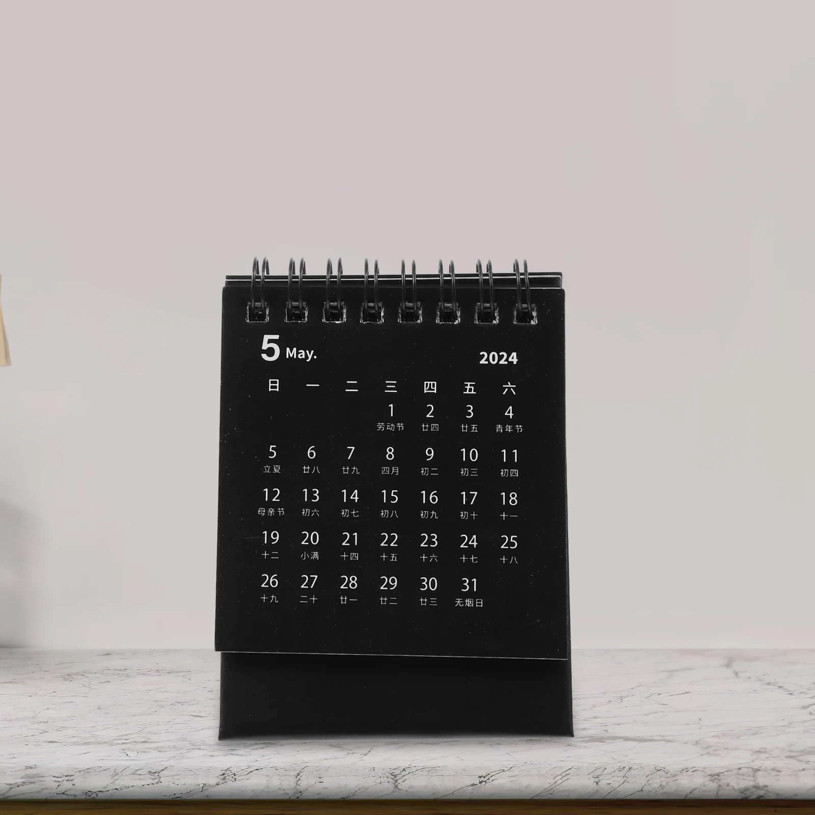 

Mini Desk Calendar Miniature Note Standing Monthly Desktop Small