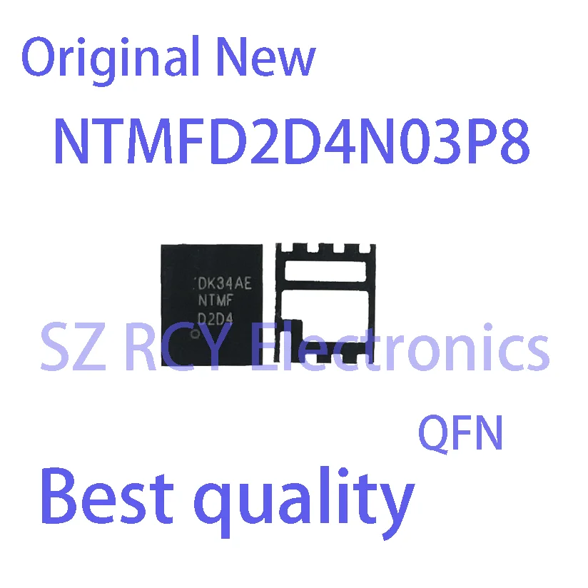 

(2-30 шт.) Новый NTMFD2D4N03P8 NTMFD2D4 NTMF D2D4 QFN MOSFET IC чип электронный