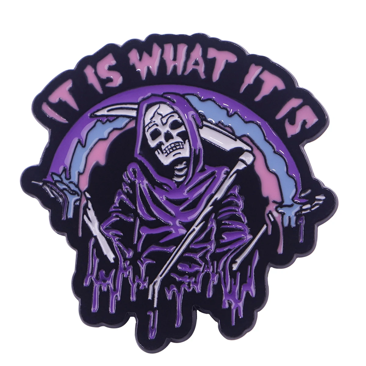 Skull Brooches for Women Enamel Pins Creative Badges Lapel Pins for Backpack Punk Jewelry Clothing Accessories Halloween Gift