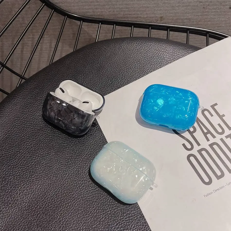 Luxury สังข์สำหรับ Apple Airpods 1 2 Pro 3rd กรณีซิลิโคนครอบคลุมหูฟัง Airpod Pro หูฟัง Air Pods 2