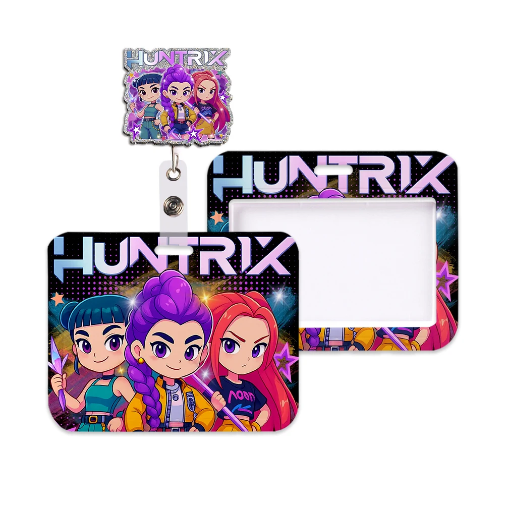 K Pop vendita calda Hunte R supporto orizzontale ragazze cordini per bambini tracolla carta distintivo bus catena accessori