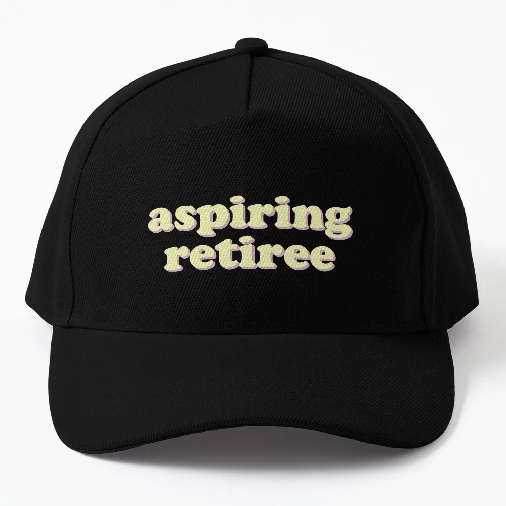 Aspiring Retiree Baseball Cap Bobble Hat Golf Man Hat Women's