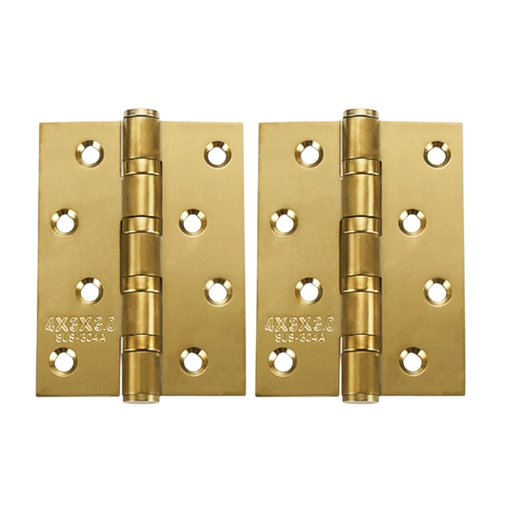 Stainless Steel Flat Open Hinge for Bedroom Doors and Wooden Doors 4 Inch Door Hinge with Smooth Bearing Operation