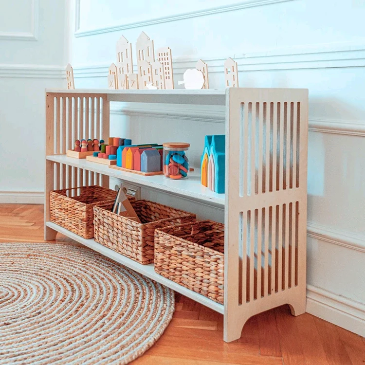 Montessori Shelf Toy - &c オキ モンテッソーリ おもちゃ棚 大型プレイシェルフ 子供用本棚＆おもちゃ収納