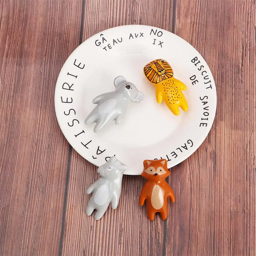 Lion Cartoon Panda Home Decor Children's Room Furniture Hardware Cabinet Handles Door Knobs Drawer Pulls