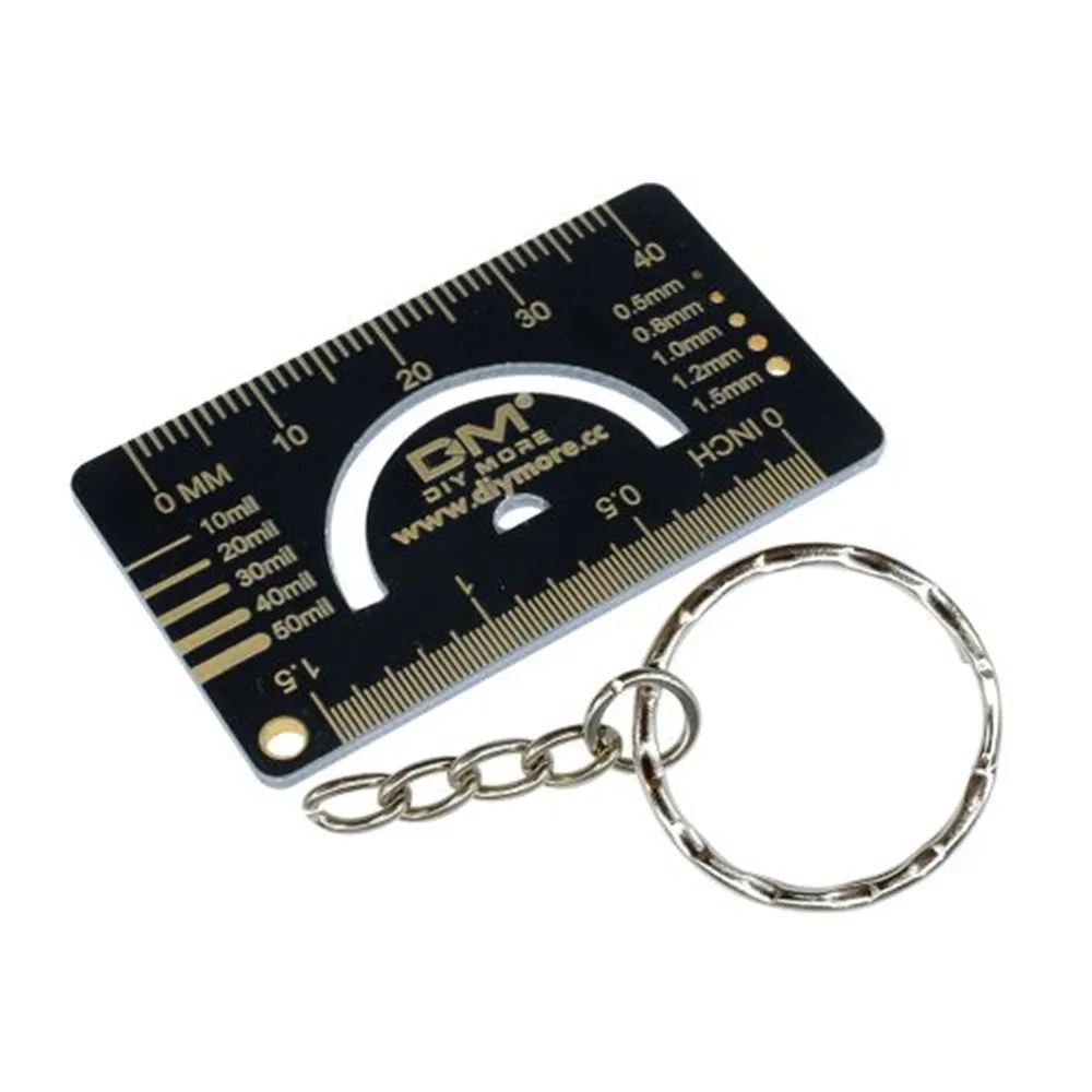 4cm 15cm 20cm 25cm Multifunctional PCB Ruler Measuring Tool Resistor Capacitor Chip IC SMD Diode Transistor Electronic Tools