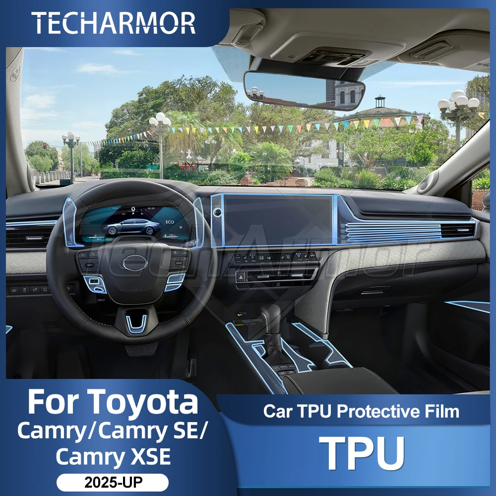 TPU Autoscheinwerfer-Schutzfolie für Toyota Camry SE XSE 2025 2026 Transport & Smoke Anti-Kratz Auto Exterieur Zubehör