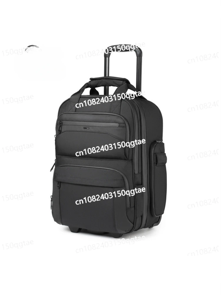 

Multi functional trolley travel bag for men, anti-theft and waterproof 15.6-inch computer bag with wheels