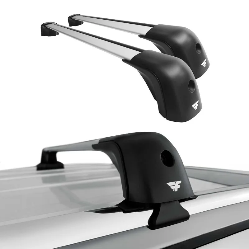 For Chevrolet Cruze 2011-2019 Sedan Roof Rack Cross Bars Aluminum 220lb Load Silver