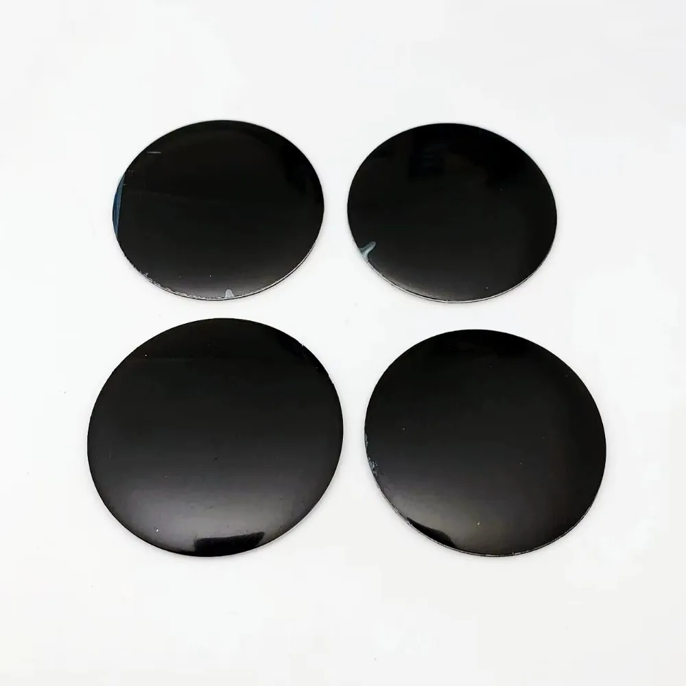 4pcs 45mm 50mm 56mm 60mm 65mm 70mm 75mm Solid Color Car No Logo Emblem Sticker Car Wheel Hub Center Cover Cap Badge Accessories