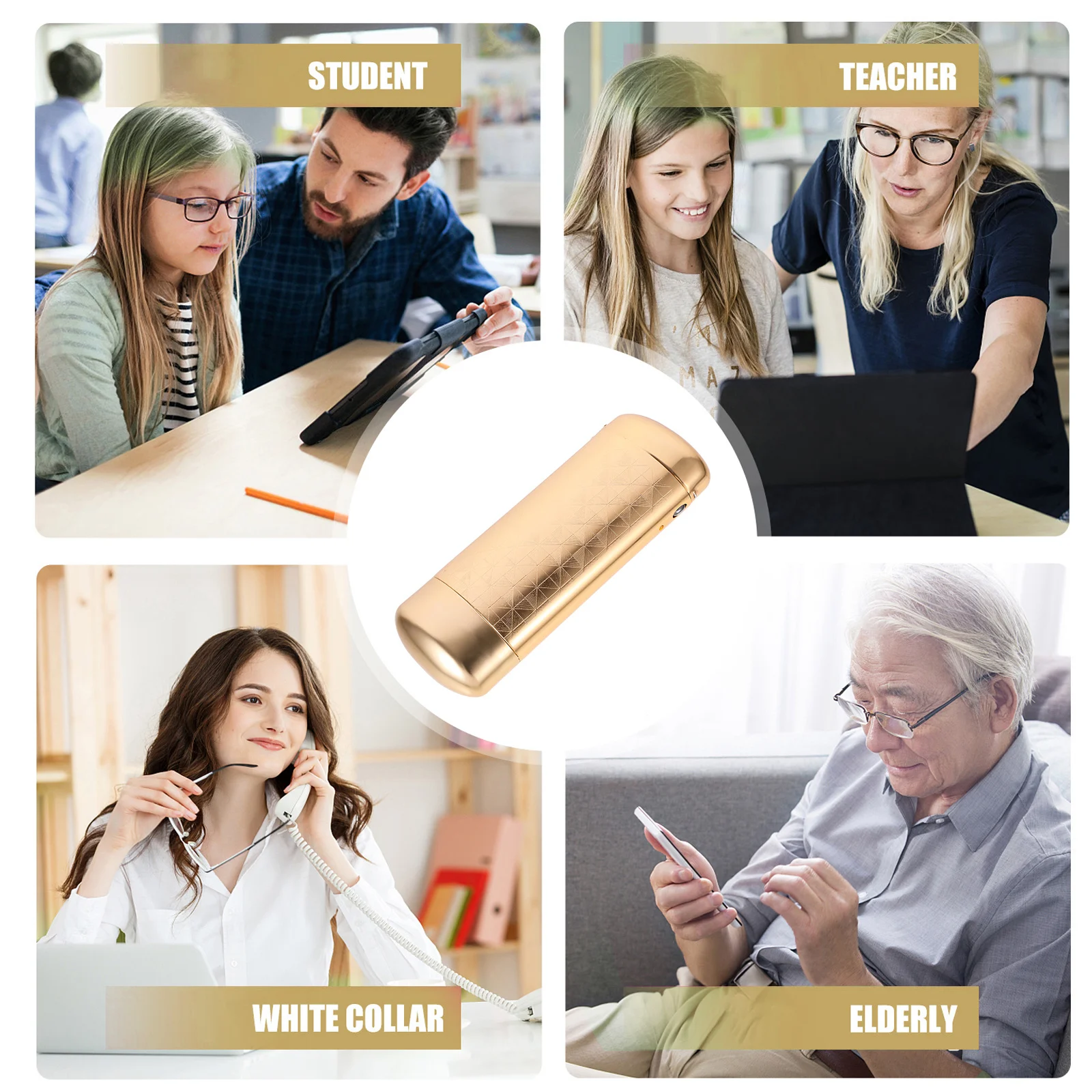 

Aluminum Eyeglasses Case Hard Shell Compact Size Portable Travel Glasses Box Protection for Daily Use Eyeglasses Case