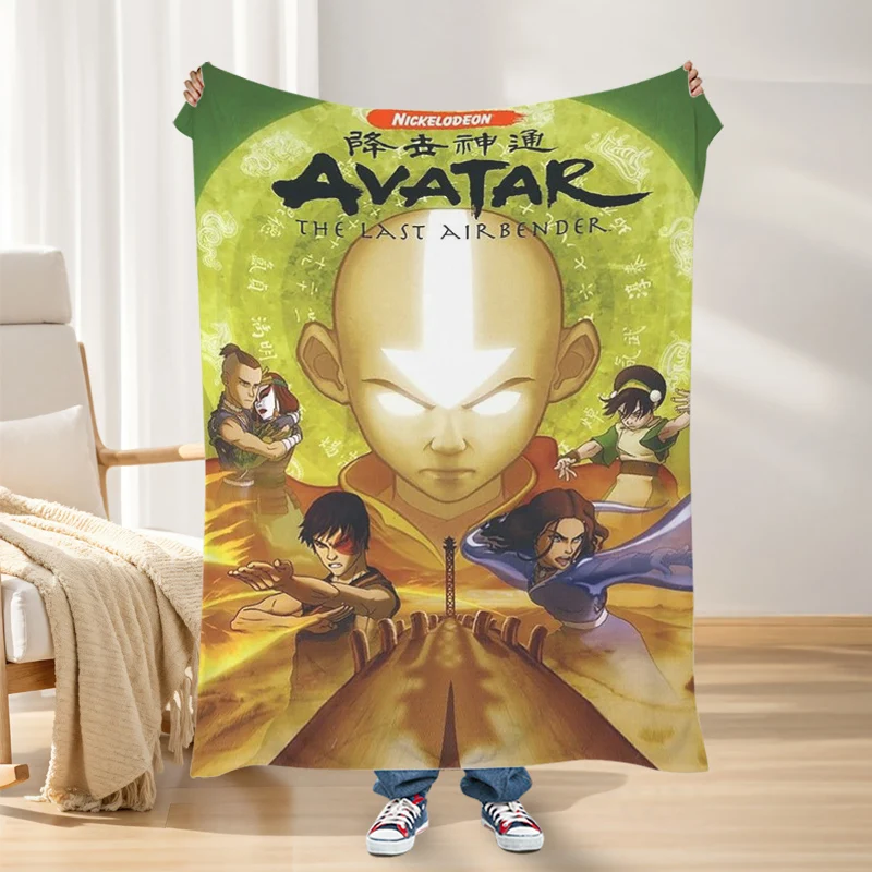 

Fleece Blanket Sofa G-Avatar The Last Airbender Bed Custom Nap Fluffy Soft Blankets for Winter Warm King Size Microfiber Bedding