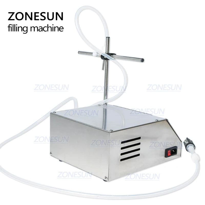 ZONESUN Peristaltic Pump Bottle Water Filler Liquid Vial Filling Machine Beverage Drink Oil Perfume ZS-YTPP1T