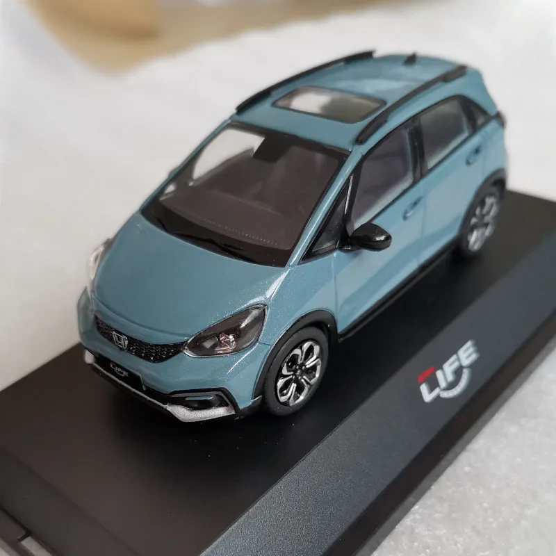 Original Diecast Alloy 1/43 2021 Dongfeng Honda Life Car Model Blue SUV Adult Classic Collection Static Display Boy Toys