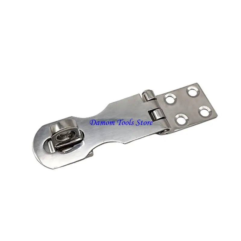57BE Stainless Steel Safety Hasp Heavy Duty Door Hasp with TurningPadlock Eye