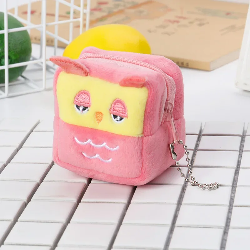 Mini Coin Purse Bag Cute Plush Cute Small Coin Wallet Women Coin Money Earphone Holder Wallet Pouch Pocket Kids Handbag Gift