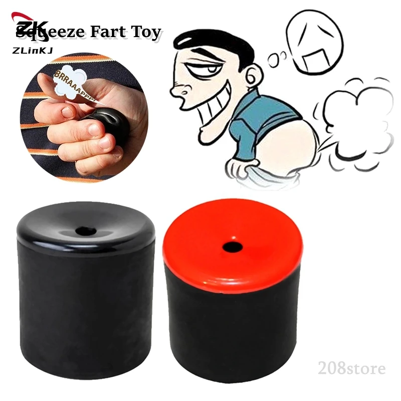 1pc Create Farting Sounds Fart Pooter Gag Joke Machine Party Squeeze the fart tube Funny Spoof Plastic Toys For Children's Gift