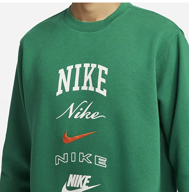 Nike Neues, locker sitzendes, lässiges Langarm-Sweatshirt mit Rundhalsausschnitt für Herren FN2611-365 – Detail 6
