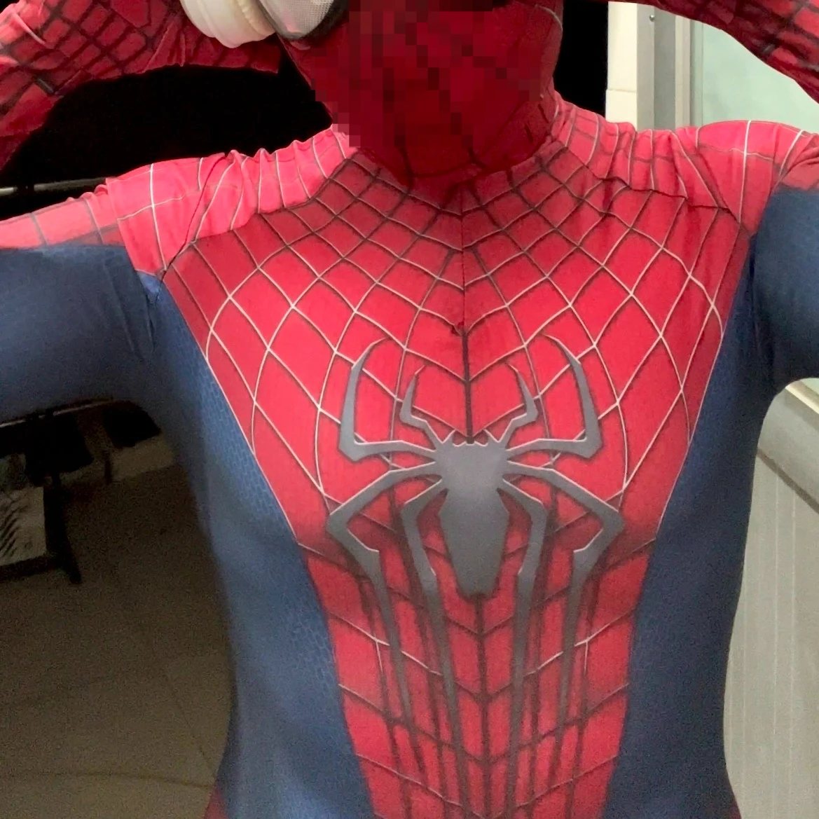 大人のスパイダーマンコスチューム,マスク付きハロウィンコスチューム,スーパーヒーローコスチューム,全身タイツスーツ,誕生日プレゼント,2枚