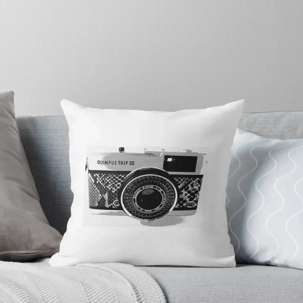 

Olympus Trip 35 Classic Camera Throw Pillow pillow pillowcase Christmas Cushion For Home Christmas Pillows luxury covers pillow