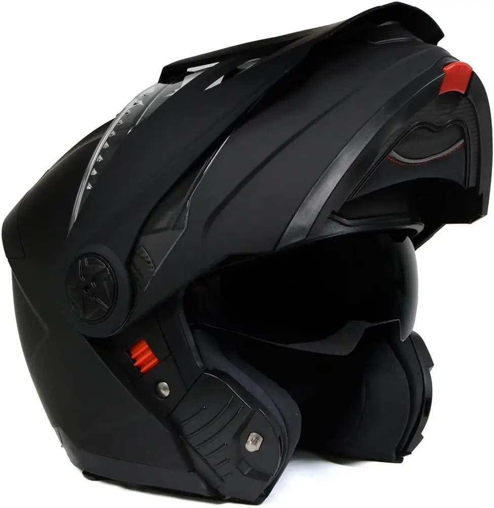 

Advanced Full-Face Motorcycle Modular Helmets for Biker w/Drop Down Visor MPH98XX - Large