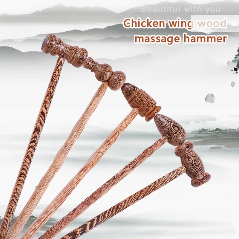 

Wooden Massage Hammer Knock Back Meridian Hammer Back Massage Hammer Chicken Wing Wood Massager Health Hammer Massage Equipment