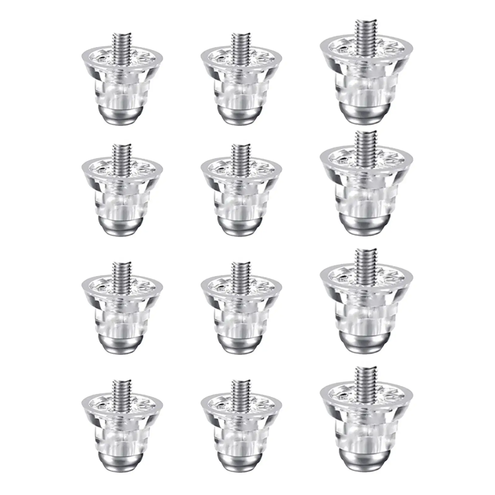 

12 шт., шипы для футбольных кроссовок, металлические футбольные шпильки, шпильки для регби, футбольные шпильки для спортивных соревнований, тренировочные спортивные кроссовки