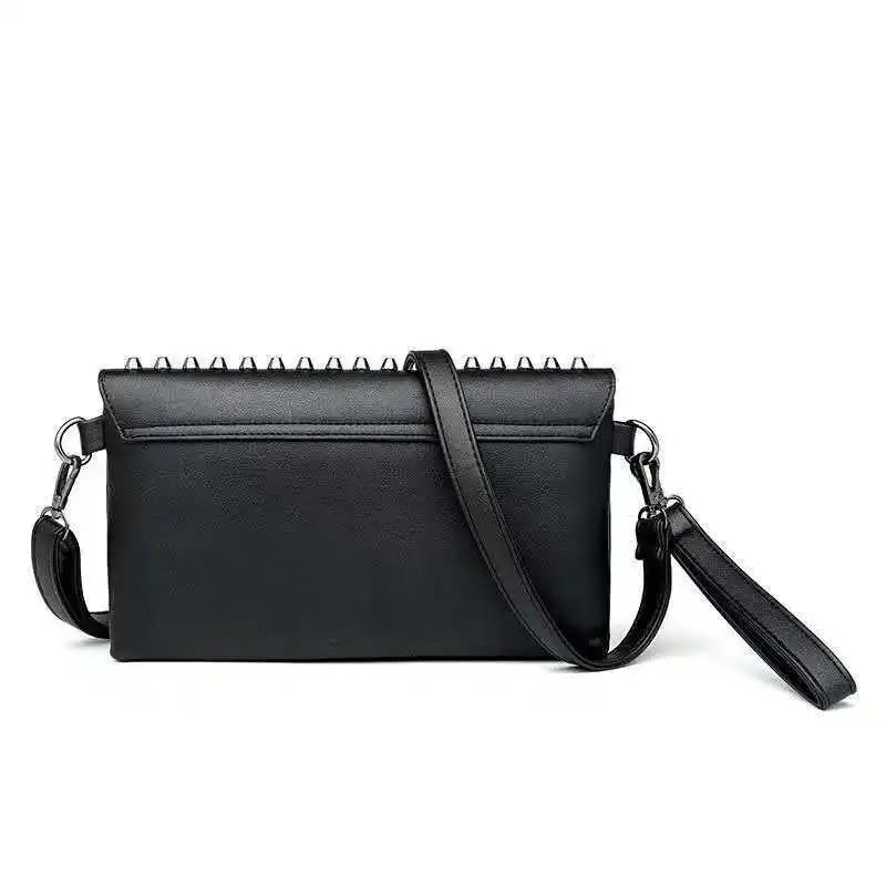 2026 Fashionable and unique metal stud crossbody shoulder bag  versatile and eye-catching handbag for women