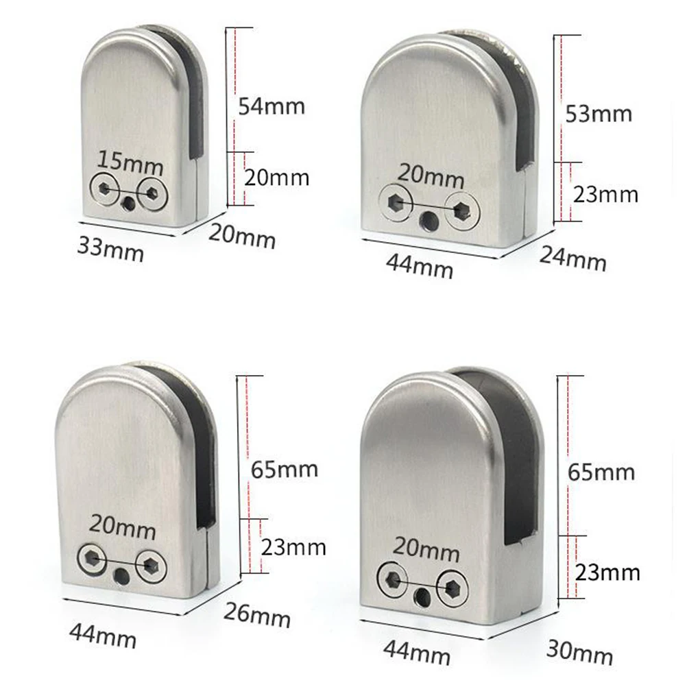 

Screen Clip Brackets for Shelves Supports Shelf Wall Mount Stand Holder Stainless Steel Glass Base