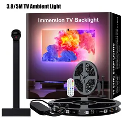 Usb Led Tv Ambient Backlight With Camera Synchronized Tv Led Ribbon Smart Rgb Rgbic Led Strip 5V App Control  Screen Immersion