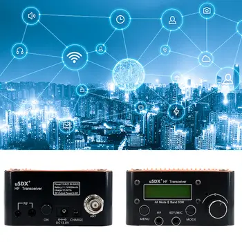 USDX+ Plus V2 SSB QRP 收發器,支援 CW 自動解碼,HF 收發器,8 波段 SDR 全模式收發器,適用於 SDR SSB 和 QRP 模式 10 best sales 單邊帶無線電 - №9