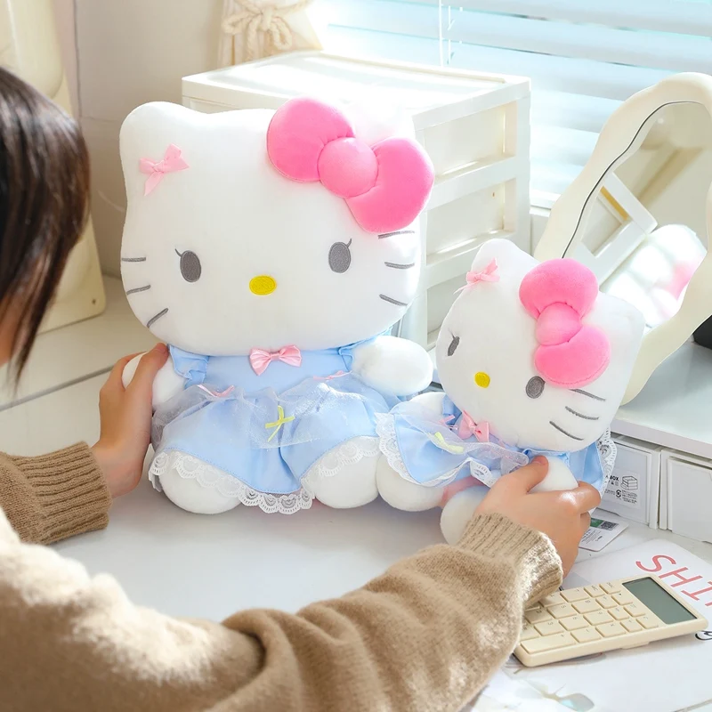 Sanrio Pluche Fantasyland Hello Kitty My Melody Pop Kuromi Pom Pom Purin Speelgoed Kawaii Cinnamoroll Pochacco Zacht Cadeau Voor Kinderen