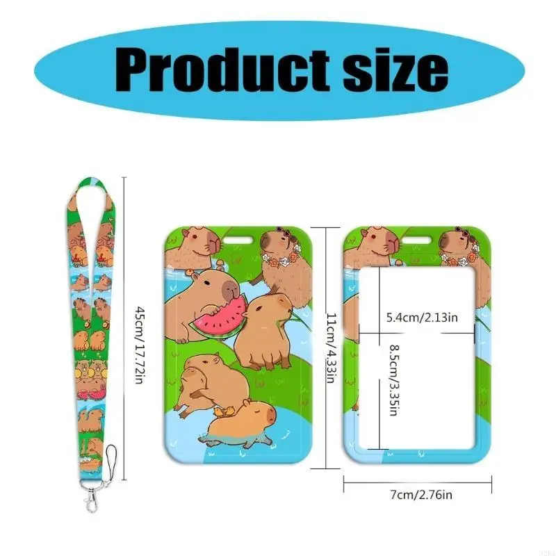 62ka Lovely Card держатель красочный держатель карты Lanyard Badge с Keyring для студентов